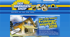 Desktop Screenshot of markisen-king.de